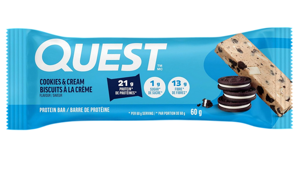 QUEST Cookies & Cream Protein Bar